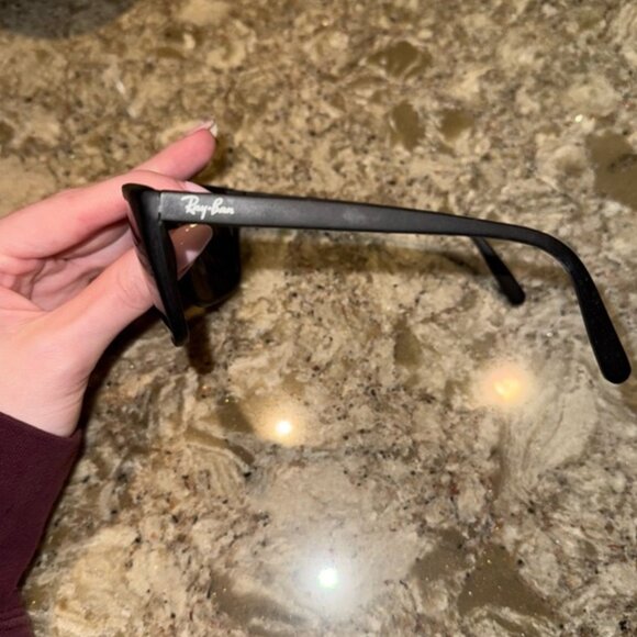 RayBan Vintage Sunglasses - Frame France B&L Cats Black Frames and Lenses main image 4